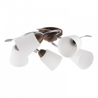 Потолочный светильник  ЭкономСвет 66002/5WD+CR WT - Интернет-магазин бытовой техники, вентиляции, гигиенического оборудования Энерготехника, Екатеринбург