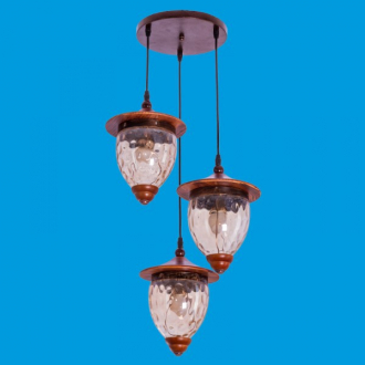 ЭкономСвет.Светильник кантри 6712 / 3P CF TEA - Интернет-магазин бытовой техники, вентиляции, гигиенического оборудования Энерготехника, Екатеринбург