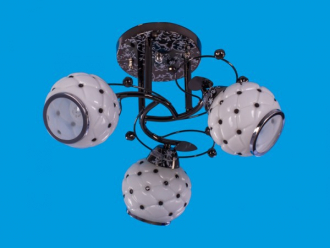 ЭкономСвет.Светильник эконом 6831 / 3 Pearl Bk - Интернет-магазин бытовой техники, вентиляции, гигиенического оборудования Энерготехника, Екатеринбург