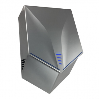 GFmark  - Сушилка для  рук , модель V-windblade  -  ПРЕМИУМ  1000W, цвет сатин хром - Интернет-магазин бытовой техники, вентиляции, гигиенического оборудования Энерготехника, Екатеринбург