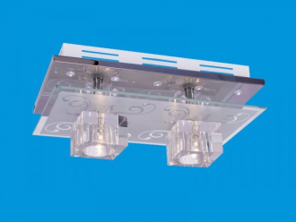 ЭкономСвет.Светильник квадрат 6933 / 2CR RBPWTLED - Интернет-магазин бытовой техники, вентиляции, гигиенического оборудования Энерготехника, Екатеринбург