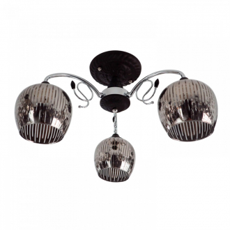 Потолочный светильник  ЭкономСвет 31875/3CR+BK SM - Интернет-магазин бытовой техники, вентиляции, гигиенического оборудования Энерготехника, Екатеринбург