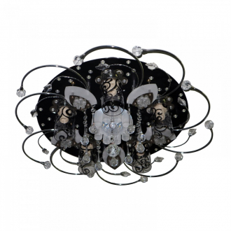 ЭкономСвет.Светильник космос 70014/5BK WT+BK RC WTLED - Интернет-магазин бытовой техники, вентиляции, гигиенического оборудования Энерготехника, Екатеринбург