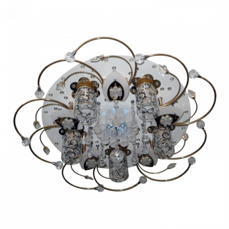 ЭкономСвет.Светильник космос 70014/5WT WT+BK RC WTLED - Интернет-магазин бытовой техники, вентиляции, гигиенического оборудования Энерготехника, Екатеринбург