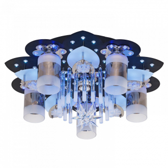 ЭкономСвет.Светильник космос 70015/5+1CR+BK RC RBPLED - Интернет-магазин бытовой техники, вентиляции, гигиенического оборудования Энерготехника, Екатеринбург