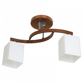 Потолочный светильник  ЭкономСвет 7014/2WENGUE+CR WT - Интернет-магазин бытовой техники, вентиляции, гигиенического оборудования Энерготехника, Екатеринбург