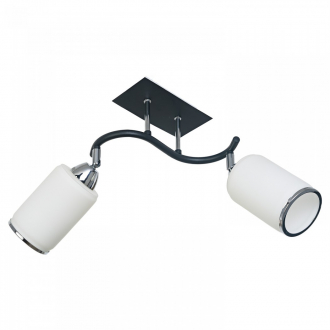 ЭкономСвет.Светильник эконом 7043/2BK+CH WT - Интернет-магазин бытовой техники, вентиляции, гигиенического оборудования Энерготехника, Екатеринбург