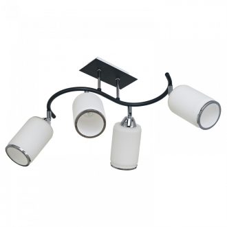 ЭкономСвет.Светильник эконом 7043 / 4BK + CH WT - Интернет-магазин бытовой техники, вентиляции, гигиенического оборудования Энерготехника, Екатеринбург