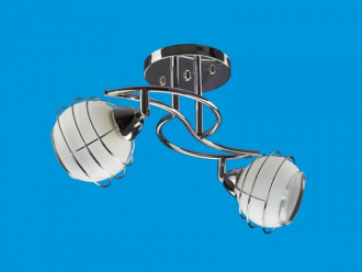 ЭкономСвет.Люстра модерн 7077 / 2CR WT - Интернет-магазин бытовой техники, вентиляции, гигиенического оборудования Энерготехника, Екатеринбург