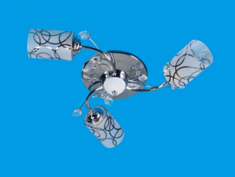 ЭкономСвет.Светильник эконом 7104 / 3CR WT - Интернет-магазин бытовой техники, вентиляции, гигиенического оборудования Энерготехника, Екатеринбург