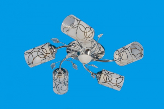 ЭкономСвет.Светильник эконом 7104 / 5CR WT - Интернет-магазин бытовой техники, вентиляции, гигиенического оборудования Энерготехника, Екатеринбург