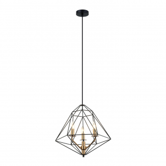 Gerhort Потолочный светильник лофт G71159/3BK+BR - Интернет-магазин бытовой техники, вентиляции, гигиенического оборудования Энерготехника, Екатеринбург