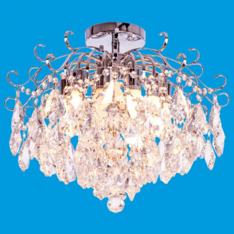ЭкономСвет.Люстра потолочная хрусталь 71214 / 12 S CR WT - Интернет-магазин бытовой техники, вентиляции, гигиенического оборудования Энерготехника, Екатеринбург