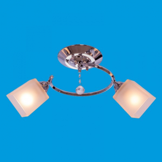 ЭкономСвет.Люстра модерн 7198 / 2CR + WT - Интернет-магазин бытовой техники, вентиляции, гигиенического оборудования Энерготехника, Екатеринбург