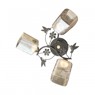 Потолочный светильник ЭкономСвет 10100/3BK AMB - Интернет-магазин бытовой техники, вентиляции, гигиенического оборудования Энерготехника, Екатеринбург