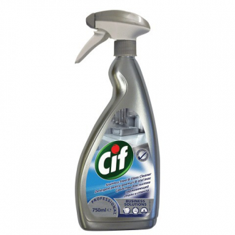 CIF Средство для чистки поверхностей из нержавеющей стали и стекол 750мл "Professional" 7518664 - Интернет-магазин бытовой техники, вентиляции, гигиенического оборудования Энерготехника, Екатеринбург