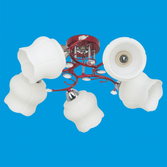 ЭкономСвет.Светильник эконом 7519 / 5RD WT - Интернет-магазин бытовой техники, вентиляции, гигиенического оборудования Энерготехника, Екатеринбург