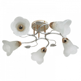 Потолочный светильник ЭкономСвет 7536/5FGD+WT WT - Интернет-магазин бытовой техники, вентиляции, гигиенического оборудования Энерготехника, Екатеринбург