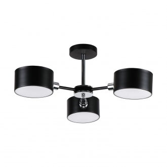 ЭкономСвет Потолочный светильник 10203/3BK+CR BK - Интернет-магазин бытовой техники, вентиляции, гигиенического оборудования Энерготехника, Екатеринбург