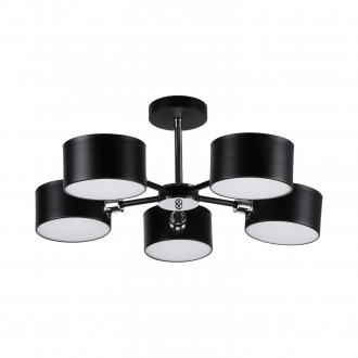 ЭкономСвет Потолочный светильник 10203/5BK+CR BK - Интернет-магазин бытовой техники, вентиляции, гигиенического оборудования Энерготехника, Екатеринбург