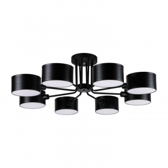 ЭкономСвет Потолочный светильник 10203/8BK+CR BK - Интернет-магазин бытовой техники, вентиляции, гигиенического оборудования Энерготехника, Екатеринбург