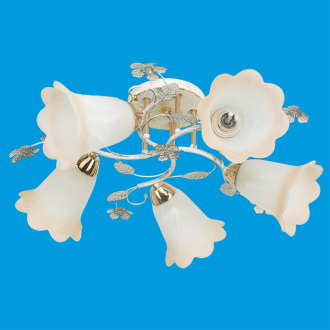 ЭкономСвет.Светильник эконом 7838 / 5FGD + WT WT + BR - Интернет-магазин бытовой техники, вентиляции, гигиенического оборудования Энерготехника, Екатеринбург