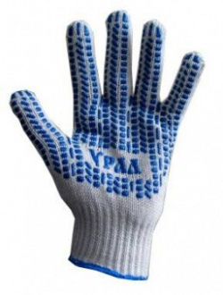 Перчатки х/б с ПВХ Урал, 5-ти нитка - Интернет-магазин бытовой техники, вентиляции, гигиенического оборудования Энерготехника, Екатеринбург