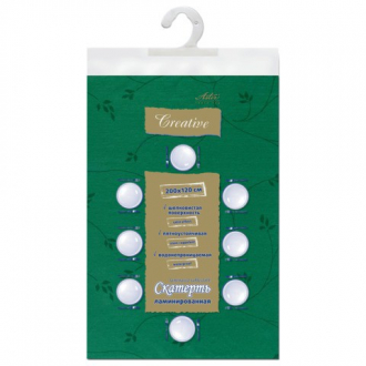 ASTER Скатерть бумажная ламинированная "Creative", 120х200, зеленая, эффект шелка, Бельгия, 79163 - Интернет-магазин бытовой техники, вентиляции, гигиенического оборудования Энерготехника, Екатеринбург