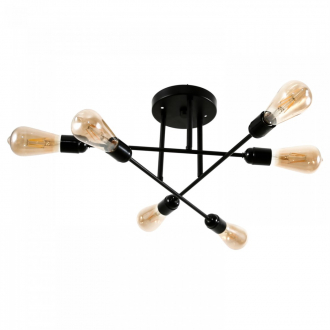 ЭкономСвет Потолочный светильник 80001/6BK - Интернет-магазин бытовой техники, вентиляции, гигиенического оборудования Энерготехника, Екатеринбург