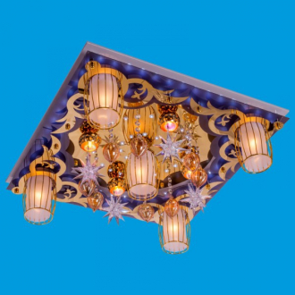 ЭкономСвет.Светильник космос  8264 / 5 + 4WT + GD RC WT LED - Интернет-магазин бытовой техники, вентиляции, гигиенического оборудования Энерготехника, Екатеринбург