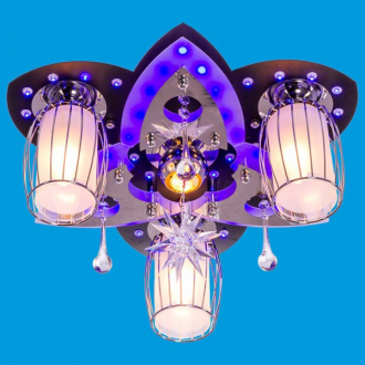 ЭкономСвет.Светильник космос  8282 / 3 + 1BK + CR RC MIXLED - Интернет-магазин бытовой техники, вентиляции, гигиенического оборудования Энерготехника, Екатеринбург