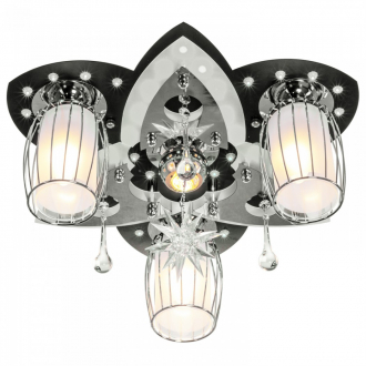 ЭкономСвет.Светильник космос  8282/3+1BK+CR RC WTLED - Интернет-магазин бытовой техники, вентиляции, гигиенического оборудования Энерготехника, Екатеринбург