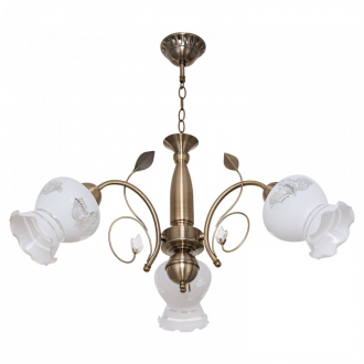 Люстра классическая  ЭкономСвет  829H/3AB WT - Интернет-магазин бытовой техники, вентиляции, гигиенического оборудования Энерготехника, Екатеринбург