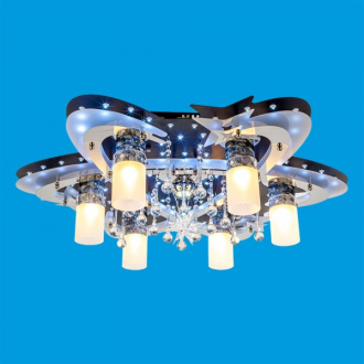 ЭкономСвет.Светильник космос  8367 / 6 + 1BK + CR RC WTLED - Интернет-магазин бытовой техники, вентиляции, гигиенического оборудования Энерготехника, Екатеринбург