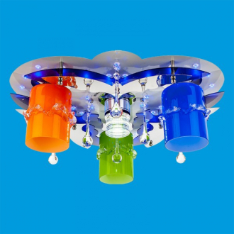 ЭкономСвет.Светильник космос  8369 / 3 + 1WT + CR RC MIX (RBP) LED - Интернет-магазин бытовой техники, вентиляции, гигиенического оборудования Энерготехника, Екатеринбург