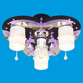 ЭкономСвет.Светильник космос  8369 / 3 + 1BK + CR RC MIX (RBP) LED - Интернет-магазин бытовой техники, вентиляции, гигиенического оборудования Энерготехника, Екатеринбург