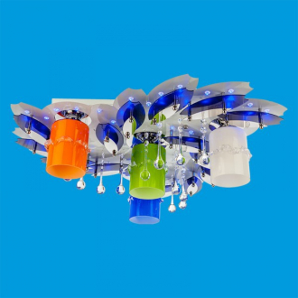 ЭкономСвет.Светильник космос  8379 / 4WT + CR RC MIX (RBP) LED - Интернет-магазин бытовой техники, вентиляции, гигиенического оборудования Энерготехника, Екатеринбург