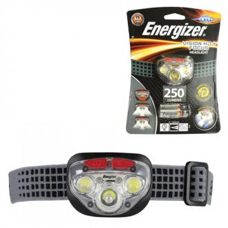 ENERGIZER Фонарь налобный светодиодный Headlight Vision HD + Focus, 5хLED питание 3хААА(в комплекте) - Интернет-магазин бытовой техники, вентиляции, гигиенического оборудования Энерготехника, Екатеринбург