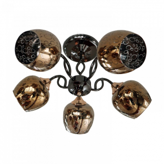 Потолочный светильник  ЭкономСвет 31884/5BK+FGD FGD - Интернет-магазин бытовой техники, вентиляции, гигиенического оборудования Энерготехника, Екатеринбург