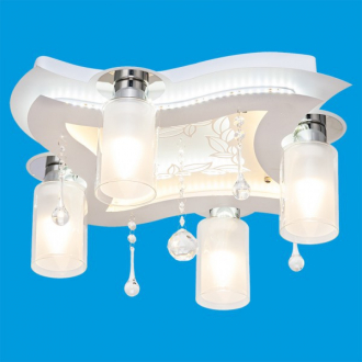 ЭкономСвет.Светильник космос  8441 / 4WT RC WT + CL YLWTLED - Интернет-магазин бытовой техники, вентиляции, гигиенического оборудования Энерготехника, Екатеринбург