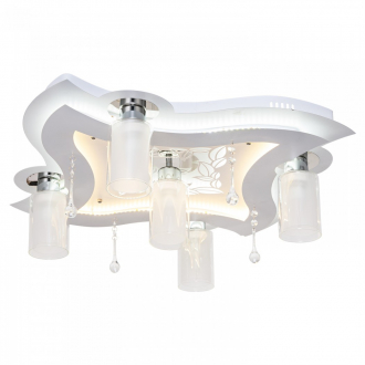 ЭкономСвет.Светильник космос  8441/5WT RC WT+CL YLWTLED - Интернет-магазин бытовой техники, вентиляции, гигиенического оборудования Энерготехника, Екатеринбург