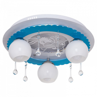 ЭкономСвет.Детский потолочный светильник 8449/3WT RC WT MIXLED - Интернет-магазин бытовой техники, вентиляции, гигиенического оборудования Энерготехника, Екатеринбург