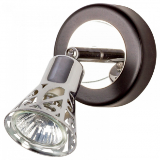 ЭкономСвет.Спот настенный 85101/1CR+WENGUE - Интернет-магазин бытовой техники, вентиляции, гигиенического оборудования Энерготехника, Екатеринбург