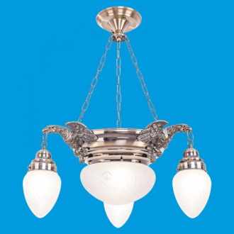 ЭкономСвет.Люстра 89237A / 3 + 1AB WT - Интернет-магазин бытовой техники, вентиляции, гигиенического оборудования Энерготехника, Екатеринбург