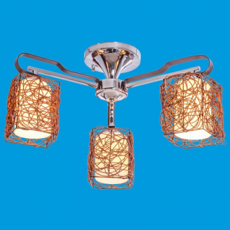 ЭкономСвет.Люстра модерн 90157 / 3CR + WENGE BR - Интернет-магазин бытовой техники, вентиляции, гигиенического оборудования Энерготехника, Екатеринбург