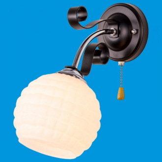 ЭкономСвет.Бра модерн 90215 / 1wCR + BK MK - Интернет-магазин бытовой техники, вентиляции, гигиенического оборудования Энерготехника, Екатеринбург