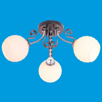 ЭкономСвет.Люстра модерн 90215 / 3CR + BK MK - Интернет-магазин бытовой техники, вентиляции, гигиенического оборудования Энерготехника, Екатеринбург