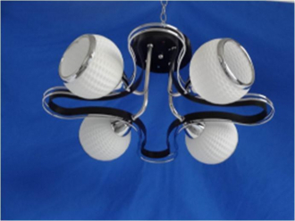 ЭкономСвет.Люстра 90547 / 4BK + CR SL - Интернет-магазин бытовой техники, вентиляции, гигиенического оборудования Энерготехника, Екатеринбург