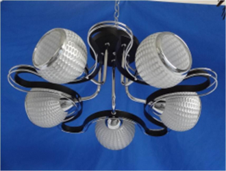 ЭкономСвет.Люстра 90547 / 5BK + CR SL - Интернет-магазин бытовой техники, вентиляции, гигиенического оборудования Энерготехника, Екатеринбург