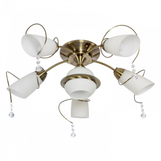 ЭкономСвет.Люстра модерн 9062/5+1AB MK - Интернет-магазин бытовой техники, вентиляции, гигиенического оборудования Энерготехника, Екатеринбург